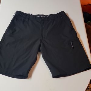 Black Wrangler Cargo Shorts, Size: 32